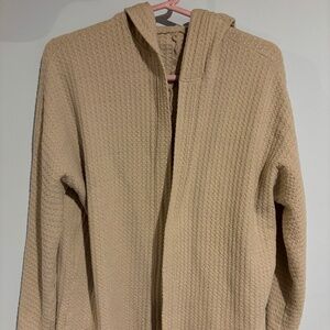 AMERICAN EAGLE SOFT & SEXY PLUSH CARDIGAN BEIGE XS